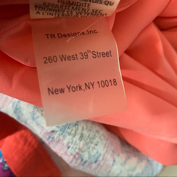 Plenty By Tracy Reese Dress Sheath‎ Pink Blue Floral Print Sleeveless Size 10 - Picture 8 of 10